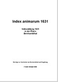 Index animarum 1631: Volkszählung 1631 in der Pfarre Bernhardsthal