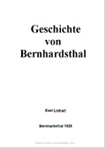 Geschichte von Bernhardsthal - Emil Linhart