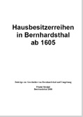 Hausbesitzerreihen in Bernhardsthal ab 1605