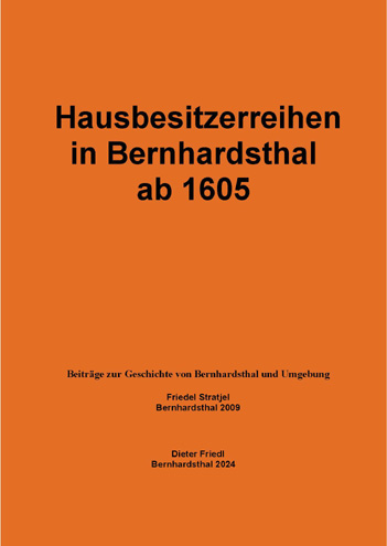 Hausbesitzerreihen in Bernhardsthal ab 1605