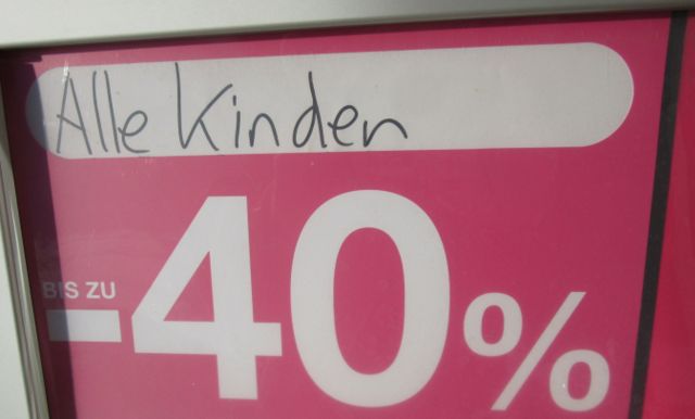 Kinder-40%